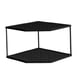 thumbnail image 3 of Estante De Almacenamiento De Cocina, Estante De Esquina, Soporte Para Gabinete De Encimera De Cocina, 2 Niveles, Negro, 3 of 5