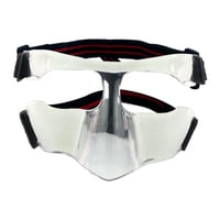 Ioensy - Nariz Guardia Claro Hombres Mujeres Duradero Ajustable Deportes Protector Facial Cubierta 14Cmx9Cm Medio