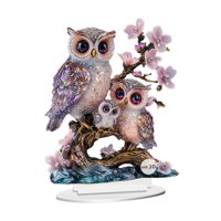 Bothyi - Manualidades De Decoración De Animales En 2D Decoración Del Día De La Madre Para Mesa, Gabinete, Sala De Estar Letrero De Búho