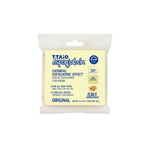 Esponjabón Avena- Exfoliante tamaño viaje
