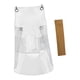 thumbnail image 4 of Delantal Impermeable Transparente Ajustable Resistente Al Aceite Para Limpieza De Pescado Amarillo, 4 of 4
