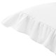 thumbnail image 5 of Funda de almohada REGALWOVEN Queen (20"x30") con cierre de sobre, juego de 2 fundas de almohada con volantes, blanco, 5 of 6