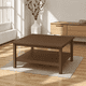 thumbnail image 1 of Mesa de Centro "Brisa" Nórdica Mesa de Living de Madera Maciza - Café - 80x70x45 cm, 1 of 3