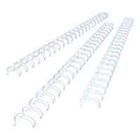 Genérico - Anillo Metalico Doble Cero 3:1 12.7Mm (1/2) 10 Unid. Blanco