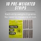 thumbnail image 5 of Cinta de Tungsteno Pickleball Effect 2 g – Pack de 10 tiras, 5 of 6