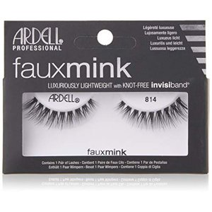 Ardell Professional - Pestañas Postizas De Visón Falso De Ardell 814 Negras