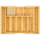 thumbnail image 1 of Soporte para utensilios de cocina VaeFae, extra grande, de bambú, ampliable, 1 of 6