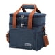 thumbnail image 1 of Bolsa Más Fresca Fiambrera De Doble Capa Reutilizable Para Pesca Picnic Park Excursiones De Un Día Azul Oscuro, 1 of 3