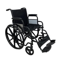 Glomed - Silla De Ruedas Estándar Plus Desmontable Abatible