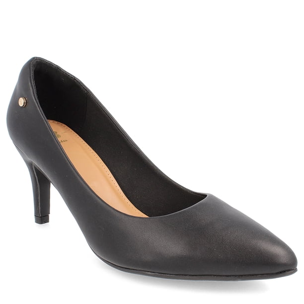 Zapato Taco Alto Mujer Close Black