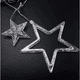 thumbnail image 4 of Luz Luces Navidad Cascada Diseño Estrella Cálida Amarilla 3m, 4 of 7