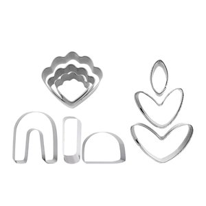 Bothyi - Juego De 9 Cortadores De Arcilla Polimérica, Herramientas De Arcilla Para Hacer Joyas, Galletas Y Galletas