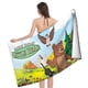 thumbnail image 4 of Osito Toalla de playa de secado rápido con diseño temático, regalo para mujeres y niñas, ideal para cumpleaños, fans, amantes de la música, uso en la playa o al aire libre, 78 × 180 cm, 4 of 6