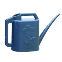 Ioensy - Regadera 4L Con Asa Regadera De Pico Largo Para Plantas Al Aire Libre Flor Azul Profundo