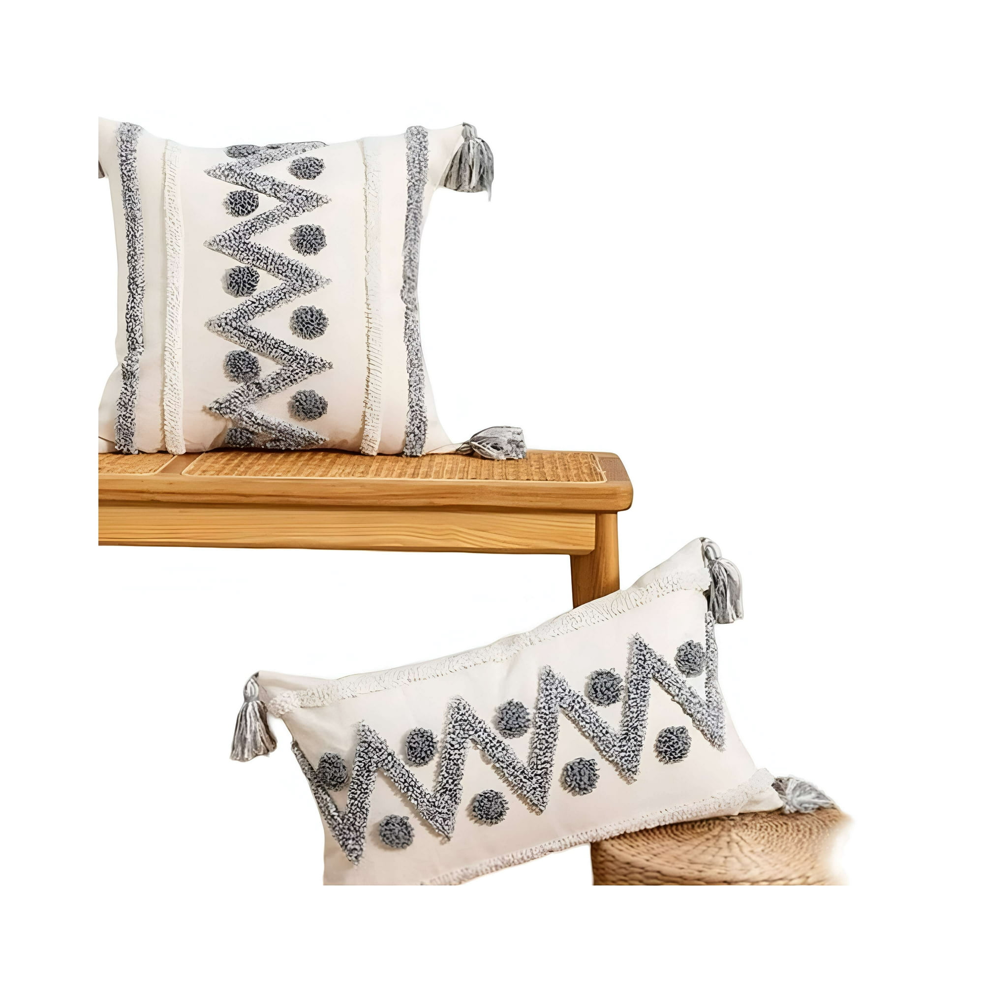 Genérico - Set De 2 Fundas De Cojin 45x45 Y 30x50 L1