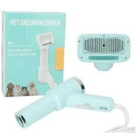 Genérico - Cepillo Secador 2 En 1 Quita Pelos Perros Mascotas