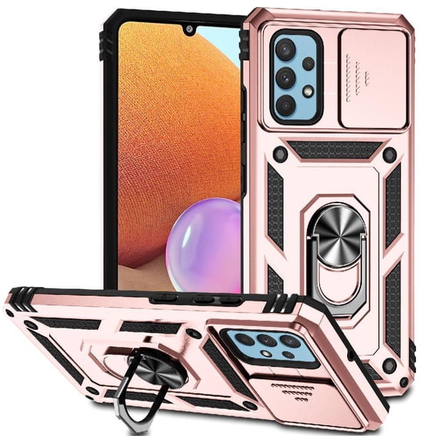 Estuche GANGXUN para Samsung Galaxy A32 4G, soporte giratorio 360°, estilo mecánico y magnético