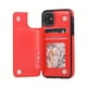 thumbnail image 1 of For IPhone 14 13 12 11 Pro Max XR XS Max SE 2022/2020 7 8 Plus Wallet Case With Card Holder, PU Leather Kickstand Card Slots Case, Double Magnetic Clasp And Durable Shockproof Cover, 1 of 3