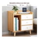 thumbnail image 4 of Mueble Velador 2 Niveles 3 Cajones Mesa De Noche Cafe 62x30x43cm, 4 of 8