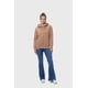 thumbnail image 4 of Polerón Mujer Hoodie Camel, 4 of 4