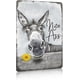thumbnail image 1 of Letrero aluminio burro divertido 20x30 cm buen culo rústico decoración hogar humorístico granja baño retro placa cafetería, 1 of 7