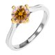 thumbnail image 1 of Anillos de Compromiso de Moissanita de 1 Uds para Mujer Color D Claridad VVS1 Anillos de Diamante Anillos de Boda de Moissanita de Plata Esterlina S925 con Certificado, 1 of 8