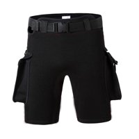 Ioensy - Pantalones Cortos De Buceo Trajes De Neopreno Ajustables Gruesos Pantalones Para Bucear Natación Submarina M