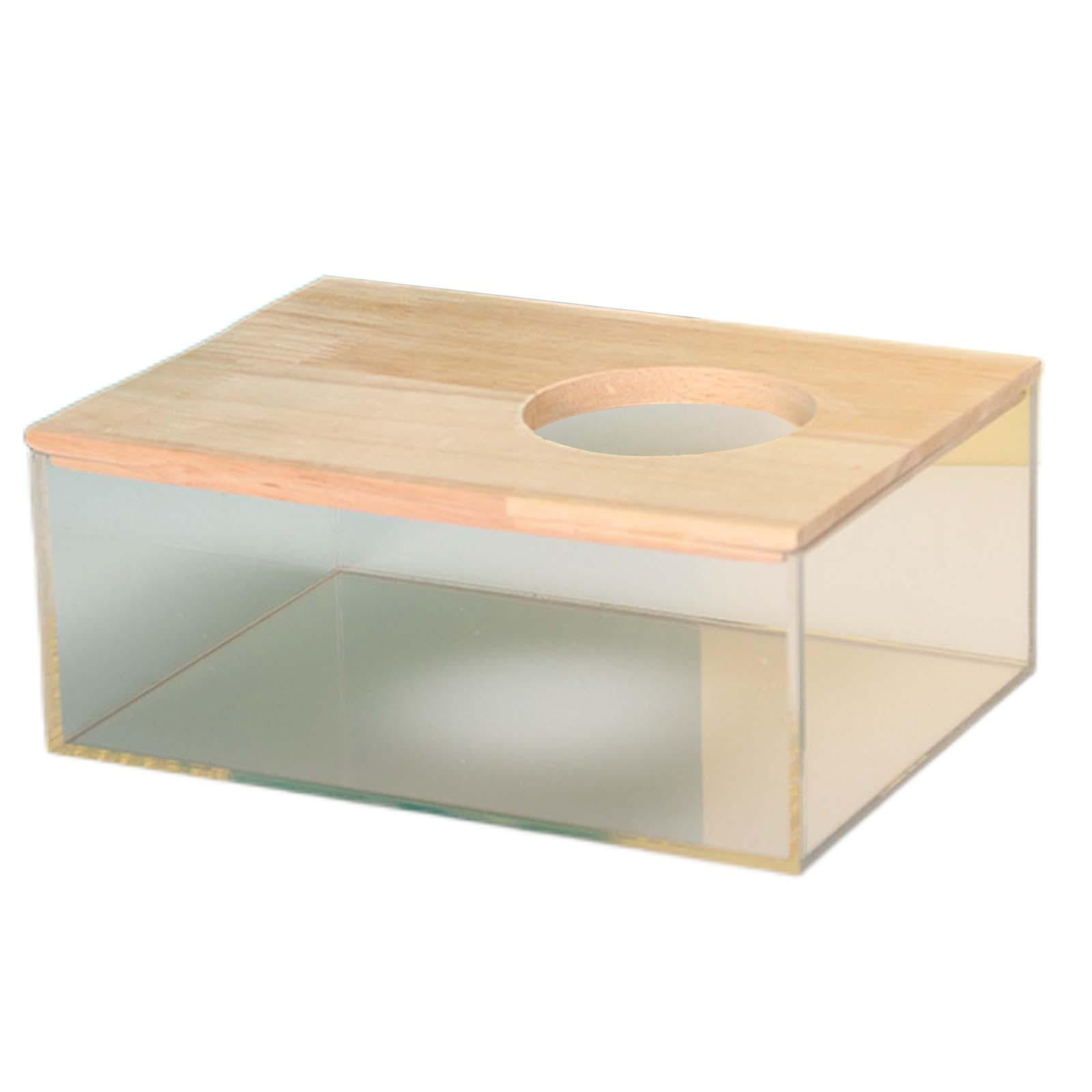 Baño De Hámster, Ducha, Bañera, Lavabo De Arena Para Rata, Conejo, Animales Pequeños, Rectángulo M