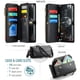 thumbnail image 3 of CaseMe Funda de Cuero para Samsung Galaxy S25 Edge con Billetera [Bloqueo RFID] con Ranura para Billetes con Zíper y 10 Tarjetas, Correa de Hombro y Muñeca Magnética de Cuero PU Suave para Samsung Ga, 3 of 13