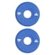 thumbnail image 4 of 2 Discos De Pesas Para Barra De 5 Cm, Multifuncionales, De 2 Kg, Color Azul, 4 of 5
