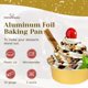 thumbnail image 2 of Bandeja para hornear KitchenDance desechable de aluminio, 150 ml con tapa, 100 unidades, 2 of 9