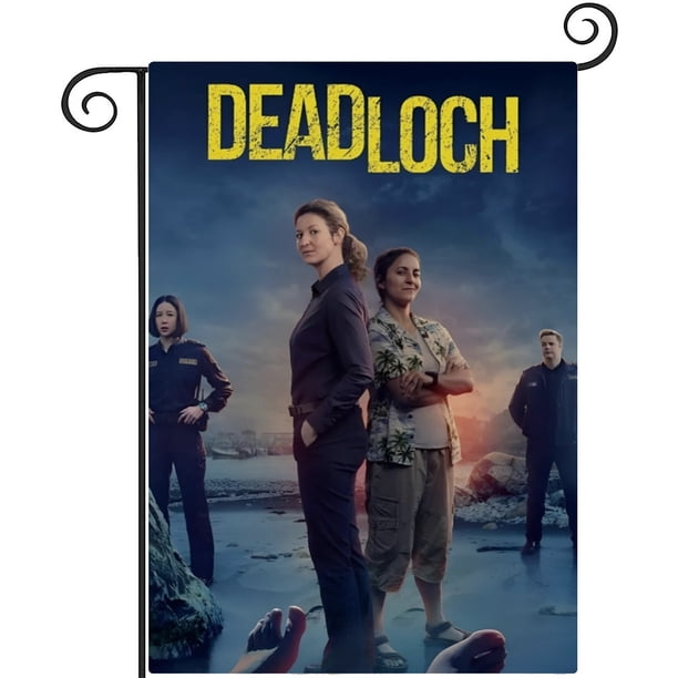 Dead Loch-bandera de jardín temática. Regalo perfecto para fans, amigos y familiares, ideal para actividades al aire libre y decoración de fiestas.28CM*45CM