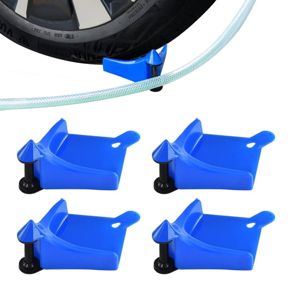Rodillo guía para manguera de llantas de auto SYFLHYP 7 x 11 x 7 cm, azul, 4 piezas