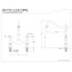 thumbnail image 5 of Grifo de cocina tipo puente Kingston Brass Duchess, bronce aceitado, 5 of 5