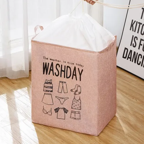 Genérico - Cesto Ropa Sucia Organizador Tela Plegable
