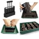 thumbnail image 3 of Bloqueador de suelo mejorado Bloqueador de suelo pesado con manija cómoda y alfiletes de semillas Herramienta de bloqueo de suelo portátil para semillas Empezar el trasplante Germinación, 3 of 3