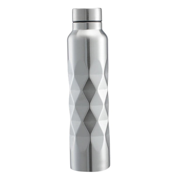 Botella de Agua de Acero Inoxidable Botella de Agua Fría de 1000 Ml de Botella de Agua Deportiva Botella de Agua de Metal para Bicicleta de Excursión