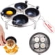 thumbnail image 1 of Inserto para escalfar huevos Eggssentials de acero inoxidable sin PFOA, 1 of 7