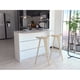 thumbnail image 1 of Isla De Cocina Fendi Gris Y Blanco 90x120x60 Cm, 1 of 10