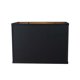 thumbnail image 1 of Pantalla rectangular HomeConcept 41 × 25 × 28 cm negro Softback, 1 of 5
