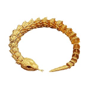 Bothyi - Centro De Mesa De Regalo De Cumpleaños Con Estatua De Serpiente 3D Para Estantería, Escritorio, Granja