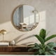 thumbnail image 3 of Espejo Circular 70 Cm Diametro, Marco Metal Cepillado, Dorado, 3 of 5