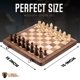 thumbnail image 2 of Juego de ajedrez Chess Armory, madera de nogal de primera calidad, 38 cm, 2 of 7