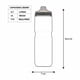 thumbnail image 4 of BOTELLA BREAKAWAY WAVE 700ML DEEP BLUE/CHARCOAL, 4 of 5