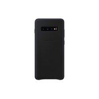 Funda Para Samsung Galaxy S10+, Piel Trasera, Color Negro