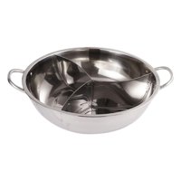 Magideal - Olla Caliente De Material Acero Inoxidable, Olla Para Cocinar, Utensilios De Cocina De Inducción, Olla Para Sopa , 34Cm