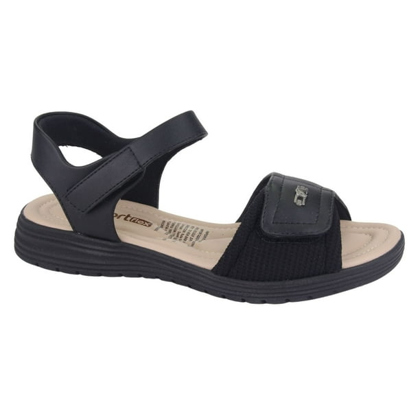 Sandalia Comfortflex Mujer 2251403 Negro Moda