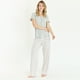 thumbnail image 2 of Pijama de Mujer New Rayas Gris, 2 of 4