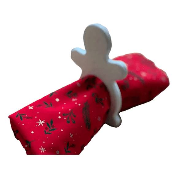 Anillo de servilleta navideño