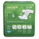 thumbnail image 3 of Pañales para adultos FitRight, extra pesados, absorbentes, L, 44 a 56 pulgadas, 80 unidades, 3 of 8